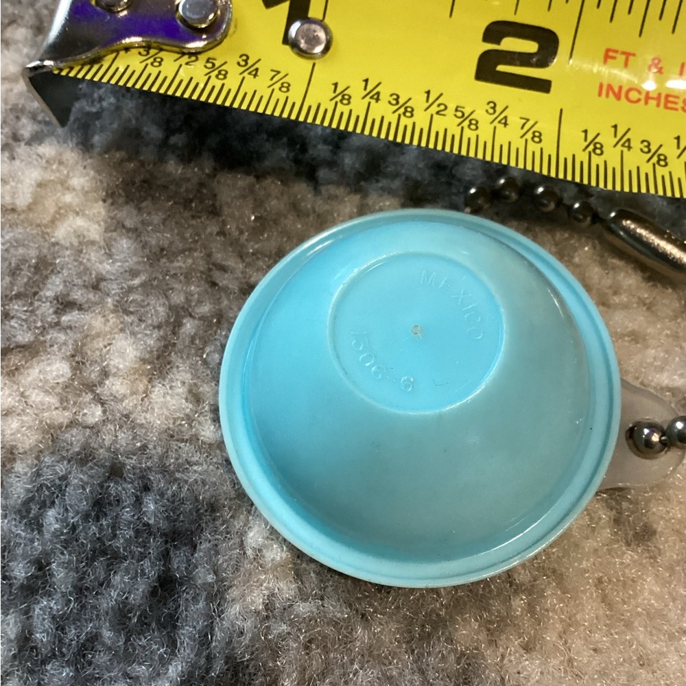 Vintage Tupperware Keychain Light Blue Bowl with Lid - Picture 2 of 3